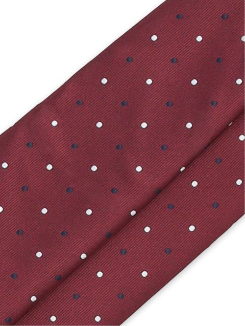 ウォッシャブル ドット柄 レギュラータイ 8.0cm幅