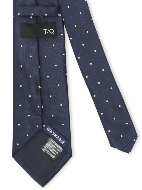 ウォッシャブル ドット柄 レギュラータイ 8.0cm幅