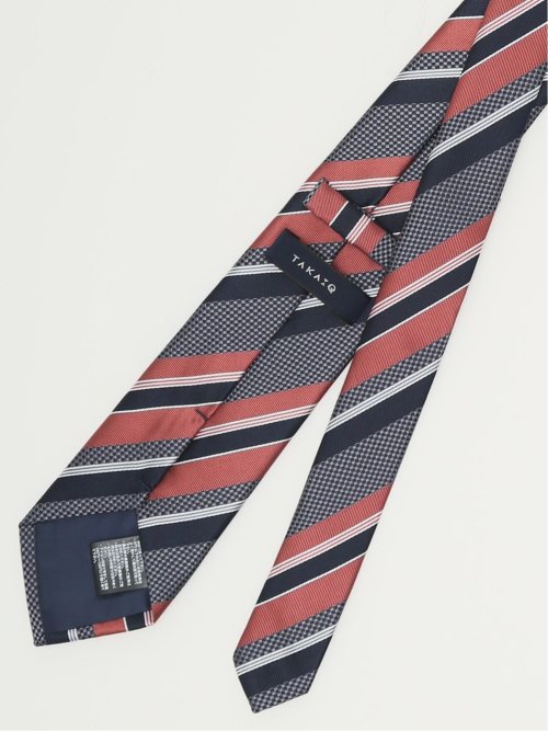 エコウォッシャブル ストライプ柄 レギュラータイ 8.0cm幅