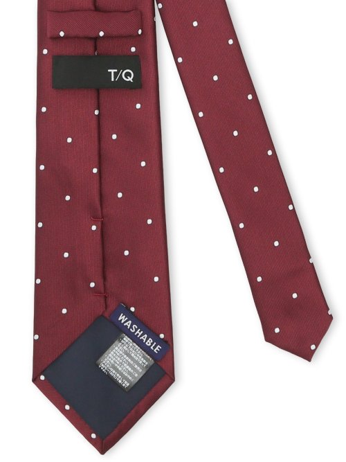 ウォッシャブル ドット柄 レギュラータイ 8.0cm幅