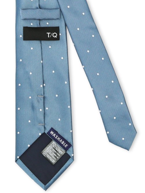 ウォッシャブル ドット柄 レギュラータイ 8.0cm幅