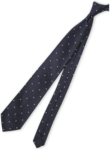 ウォッシャブル ドット柄 レギュラータイ 8.0cm幅