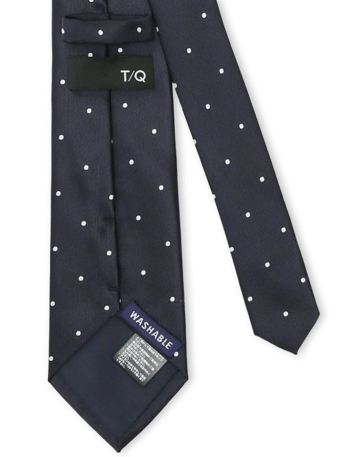 ウォッシャブル ドット柄 レギュラータイ 8.0cm幅