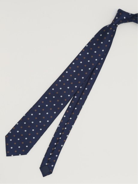 エコウォッシャブル ドット柄 レギュラータイ 8.0cm幅