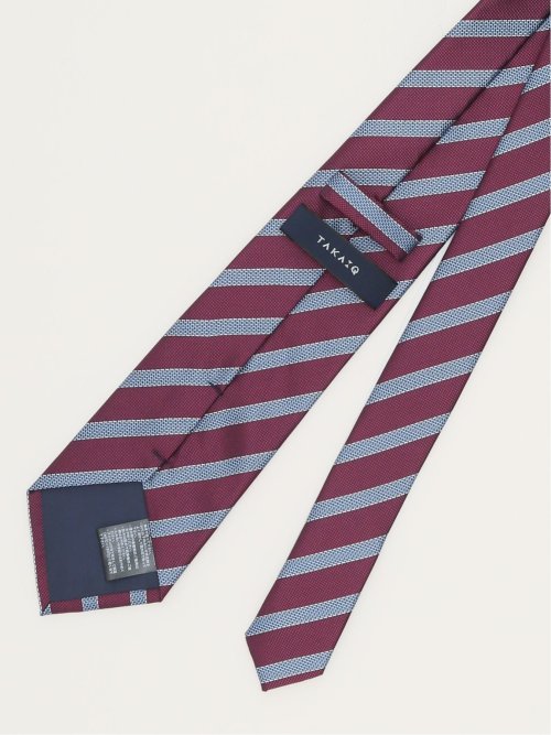 エコウォッシャブル ストライプ柄 レギュラータイ 8.0cm幅