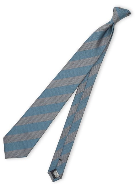 シルク混 ストライプ柄 レギュラータイ 8.0cm幅