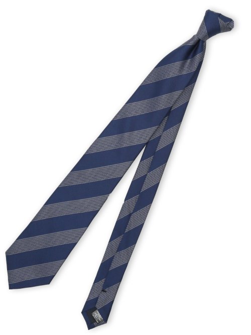 シルク混 ストライプ柄 レギュラータイ 8.0cm幅