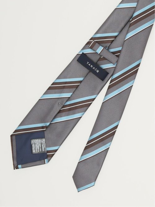 エコウォッシャブル ストライプ柄 レギュラータイ 8.0cm幅