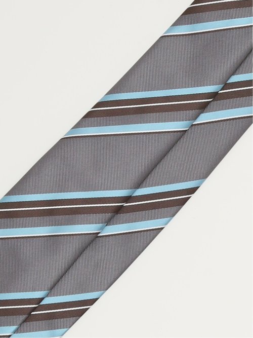 エコウォッシャブル ストライプ柄 レギュラータイ 8.0cm幅