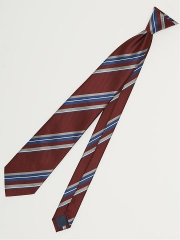 エコウォッシャブル ストライプ柄 レギュラータイ 8.0cm幅