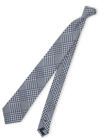 シルク混 チェック柄 レギュラータイ 8.0cm幅