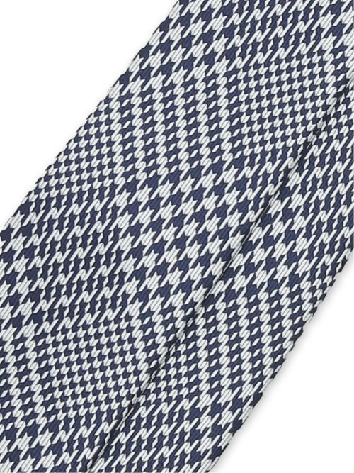 シルク混 チェック柄 レギュラータイ 8.0cm幅