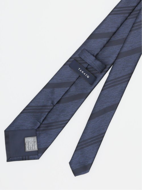 エコウォッシャブル ストライプ柄 レギュラータイ 8.0cm幅