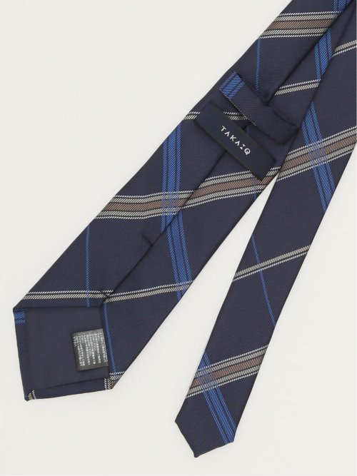 エコウォッシャブル チェック柄 レギュラータイ 8.0cm幅