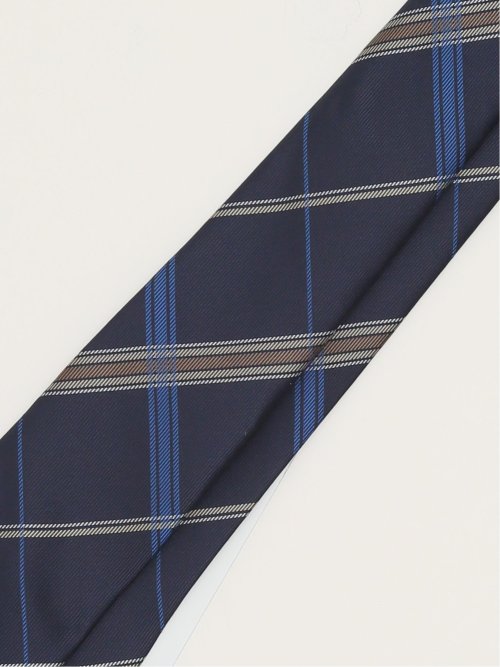 エコウォッシャブル チェック柄 レギュラータイ 8.0cm幅