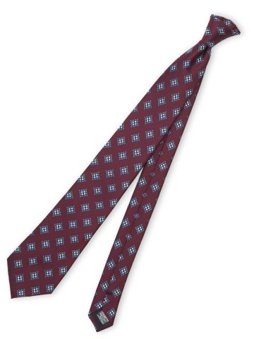 シルク混 小紋柄 レギュラータイ 8.0cm幅