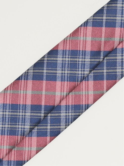 エコウォッシャブル チェック柄 レギュラータイ 8.0cm幅