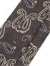 シルク混 ペイズリー柄 レギュラータイ 8.0cm幅