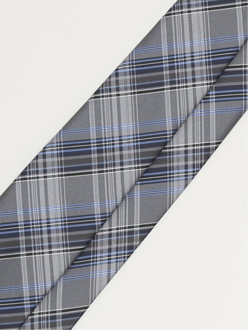 エコウォッシャブル チェック柄 レギュラータイ 8.0cm幅