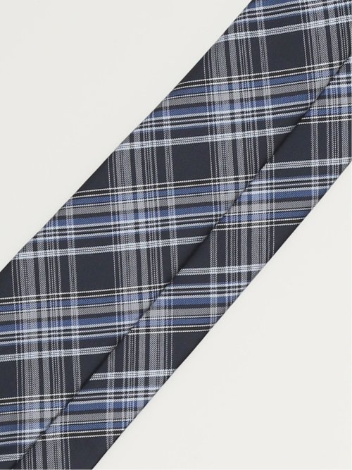 エコウォッシャブル チェック柄 レギュラータイ 8.0cm幅