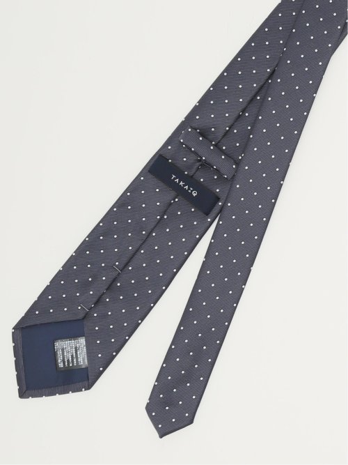 エコウォッシャブル ドット柄 レギュラータイ 8.0cm幅