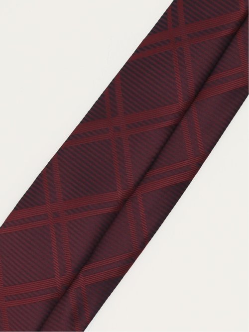 エコウォッシャブル チェック柄 レギュラータイ 8.0cm幅