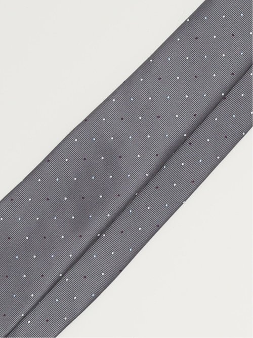 エコウォッシャブル ドット柄 レギュラータイ 8.0cm幅