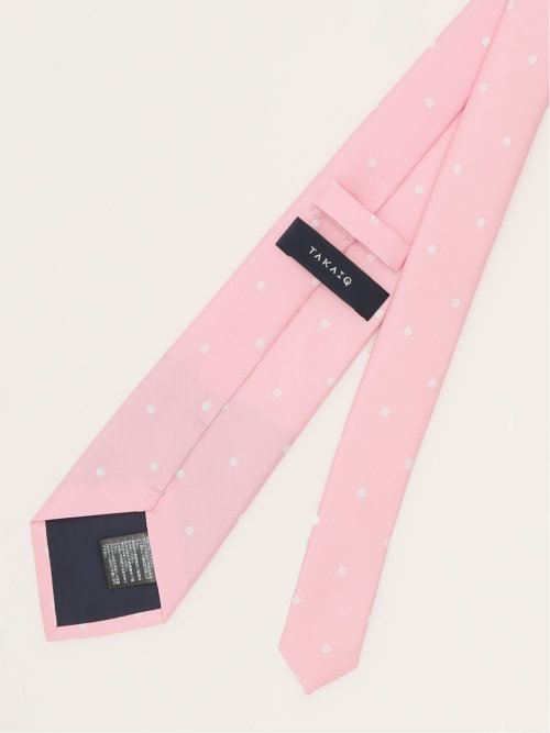 エコウォッシャブル ドット柄 レギュラータイ 8.0cm幅