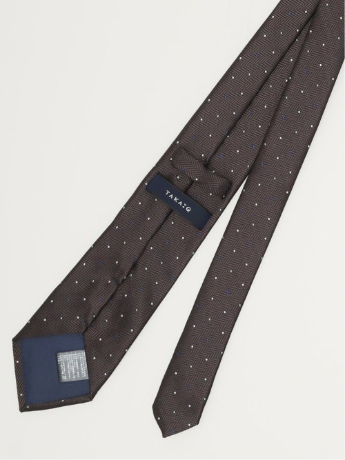 エコウォッシャブル ドット柄 レギュラータイ 8.0cm幅