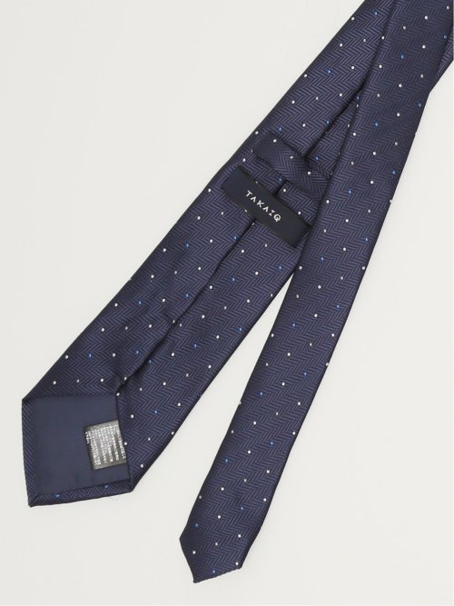 エコウォッシャブル ドット柄 レギュラータイ 8.0cm幅