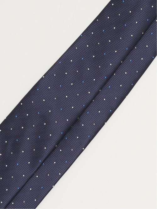 エコウォッシャブル ドット柄 レギュラータイ 8.0cm幅