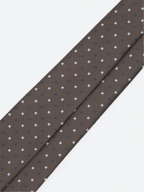 エコウォッシャブル 小紋柄 レギュラータイ 8.0cm幅