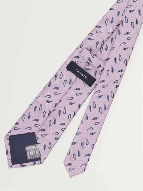 エコウォッシャブル ペイズリー柄 レギュラータイ 8.0cm幅