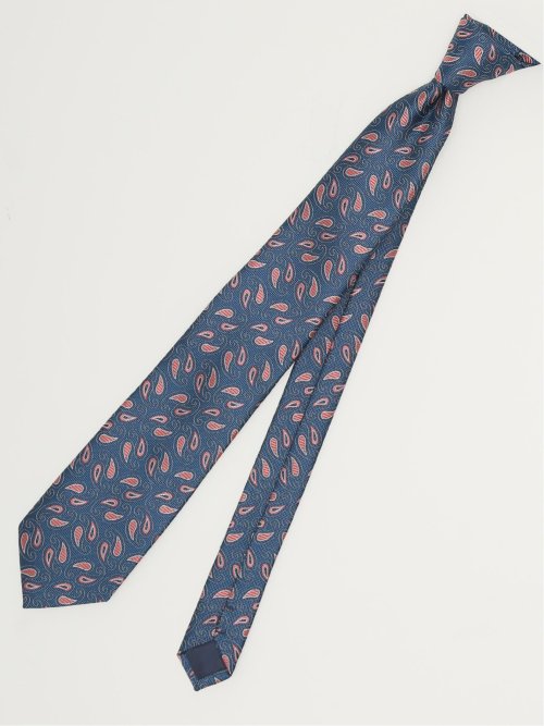 エコウォッシャブル ペイズリー柄 レギュラータイ 8.0cm幅