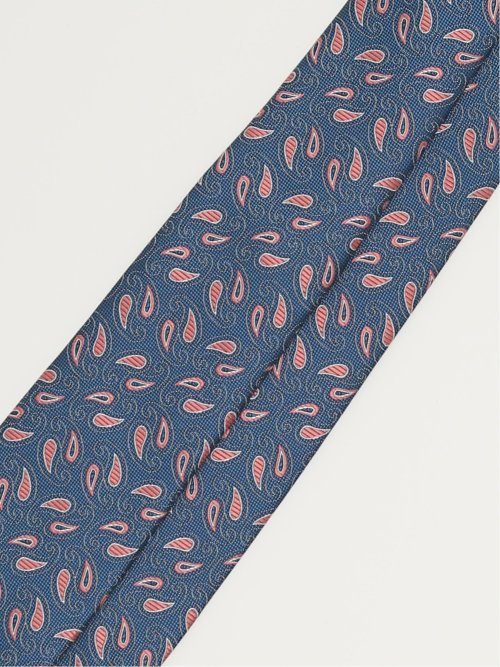 エコウォッシャブル ペイズリー柄 レギュラータイ 8.0cm幅