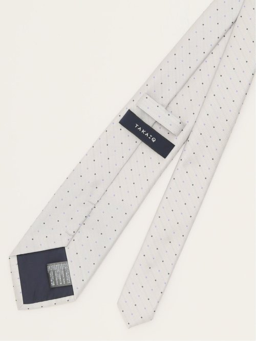 エコウォッシャブル ドット柄 レギュラータイ 8.0cm幅