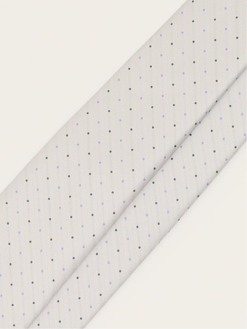 エコウォッシャブル ドット柄 レギュラータイ 8.0cm幅