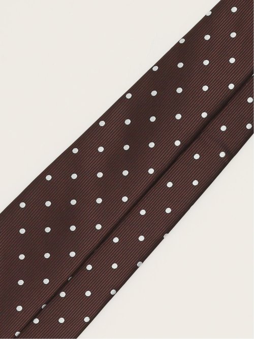 エコウォッシャブル ドット柄 レギュラータイ 8.0cm幅