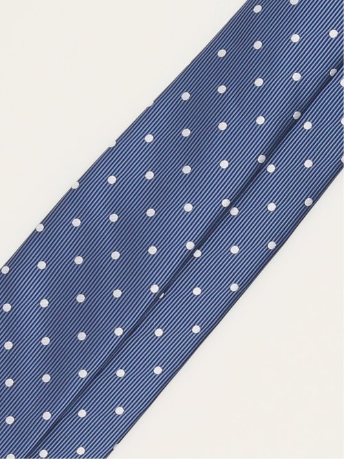 エコウォッシャブル ドット柄 レギュラータイ 8.0cm幅