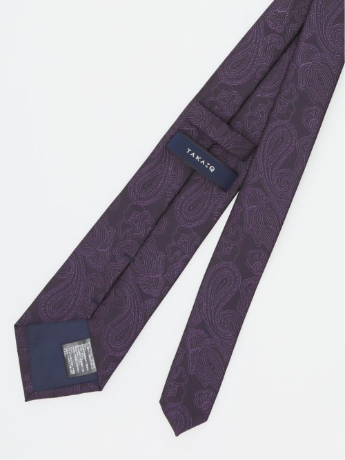 エコウォッシャブル ペイズリー柄 レギュラータイ 8.0cm幅