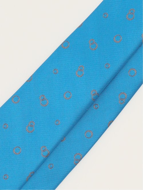 エコウォッシャブル 小紋柄 レギュラータイ 8.0cm幅