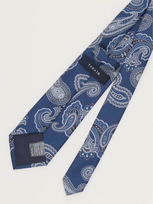 エコウォッシャブル ペイズリー柄 レギュラータイ 8.0cm幅