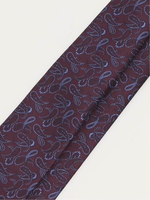 エコウォッシャブル ペイズリー柄 レギュラータイ 8.0cm幅