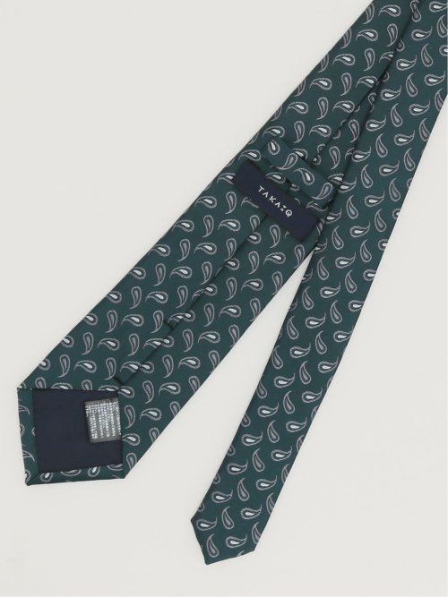 エコペット/ECO PET ペイズリー柄 レギュラータイ 8.0cm幅