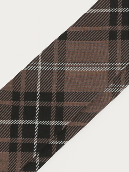 国産ウールライク チェック柄 レギュラータイ 8.0cm幅