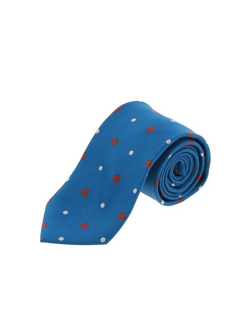 エコペット Eco Pet ドット柄 レギュラータイ 8 0cm幅 Other 70青 ネクタイ Taka Q Online Shop タカキューオンラインショップ 公式通販