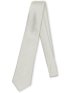 シルク フォーマルネクタイ 8.0cm幅 白ストライプ