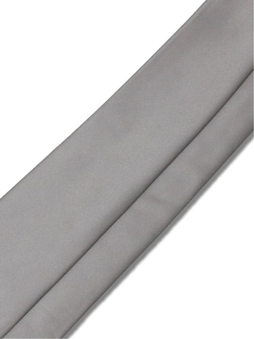 シルク フォーマルネクタイ 8.0cm幅 銀繻子