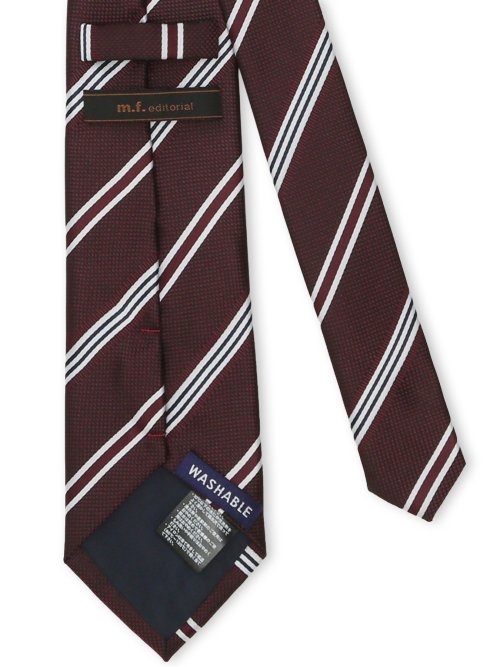 ウォッシャブル ストライプ柄 レギュラータイ 8.0cm幅