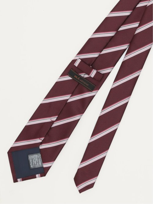 エコウォッシャブル ストライプ柄 レギュラータイ 8.0cm幅